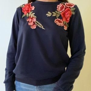 Flower patch sweatshirt
